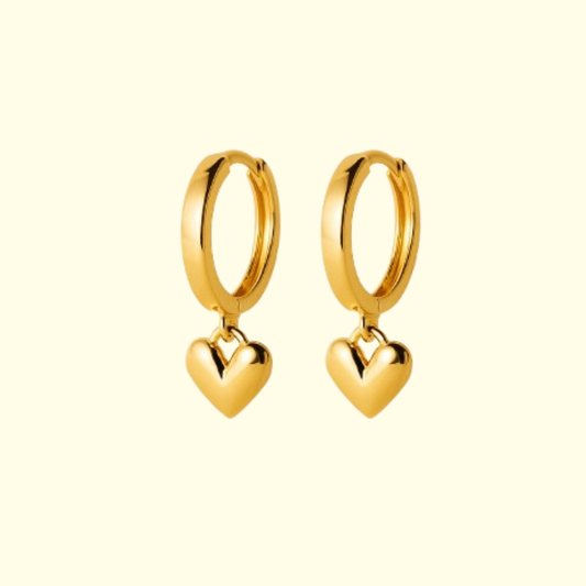 Boucles d'oreilles Coeur Vintage